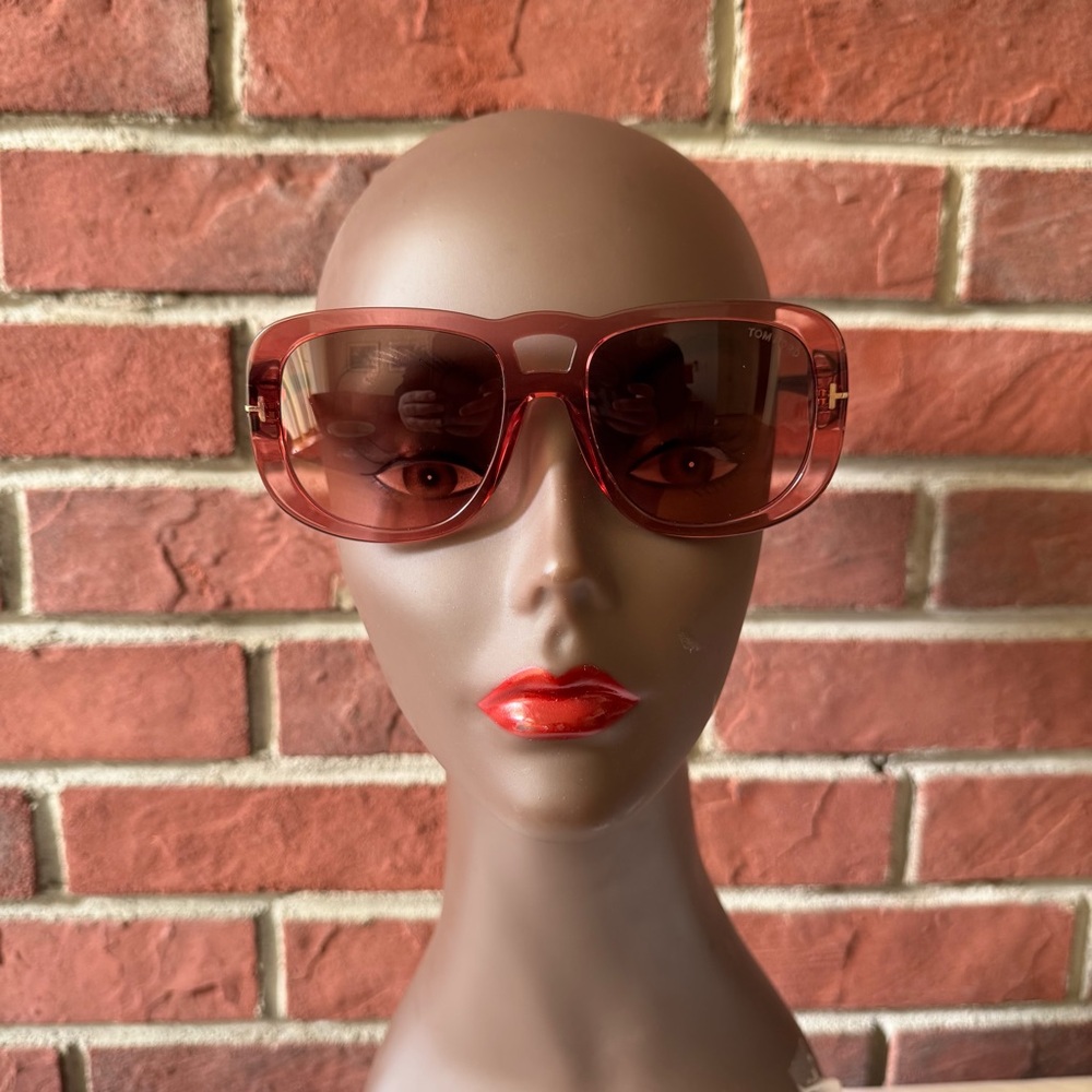 •Tom Ford Billie TF1012 Gradient Aviator Square Sunglasses NEW